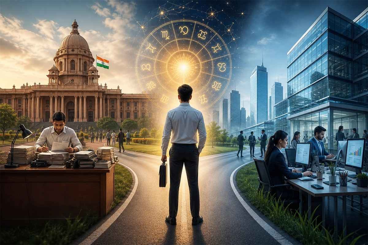 Government Job vs. Private Job: What Your Chart Indicates